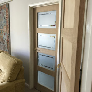Multi-glassed-pained-wooden-interior-doors